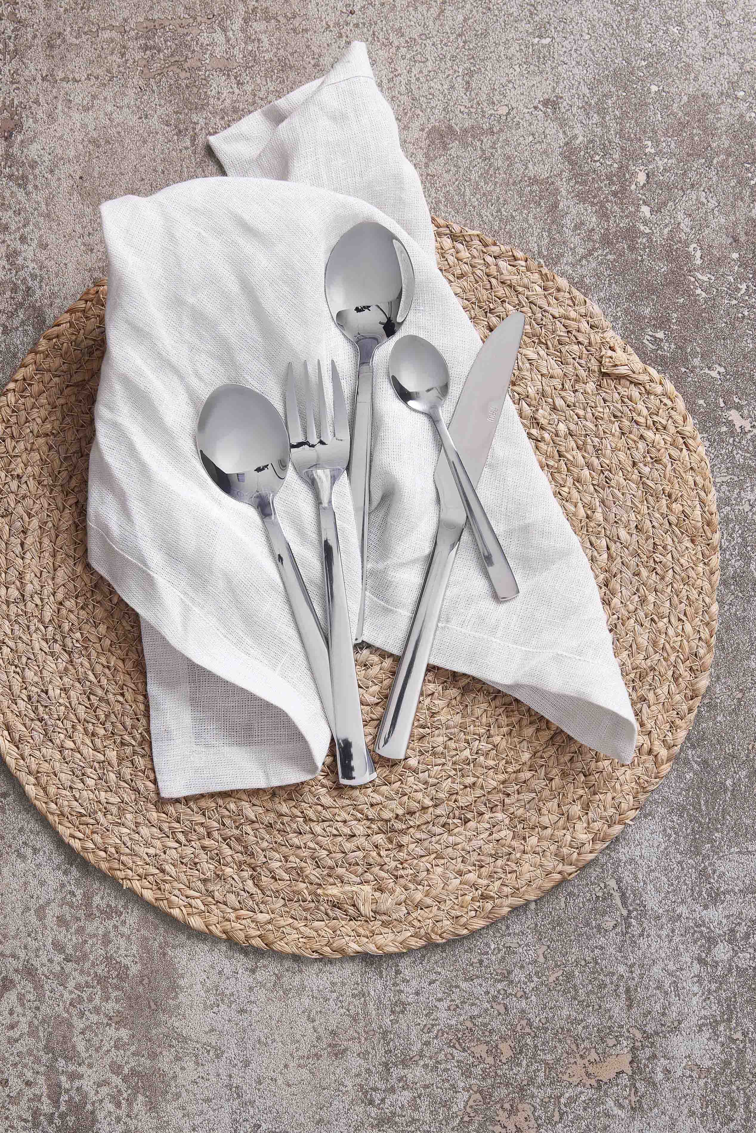 Bestiksæt, blank stål - 24 dele